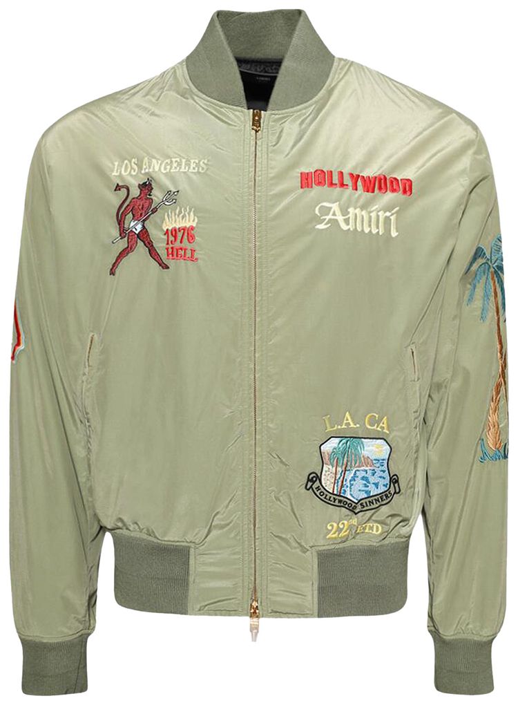 Amiri Sinners Bomber Olive