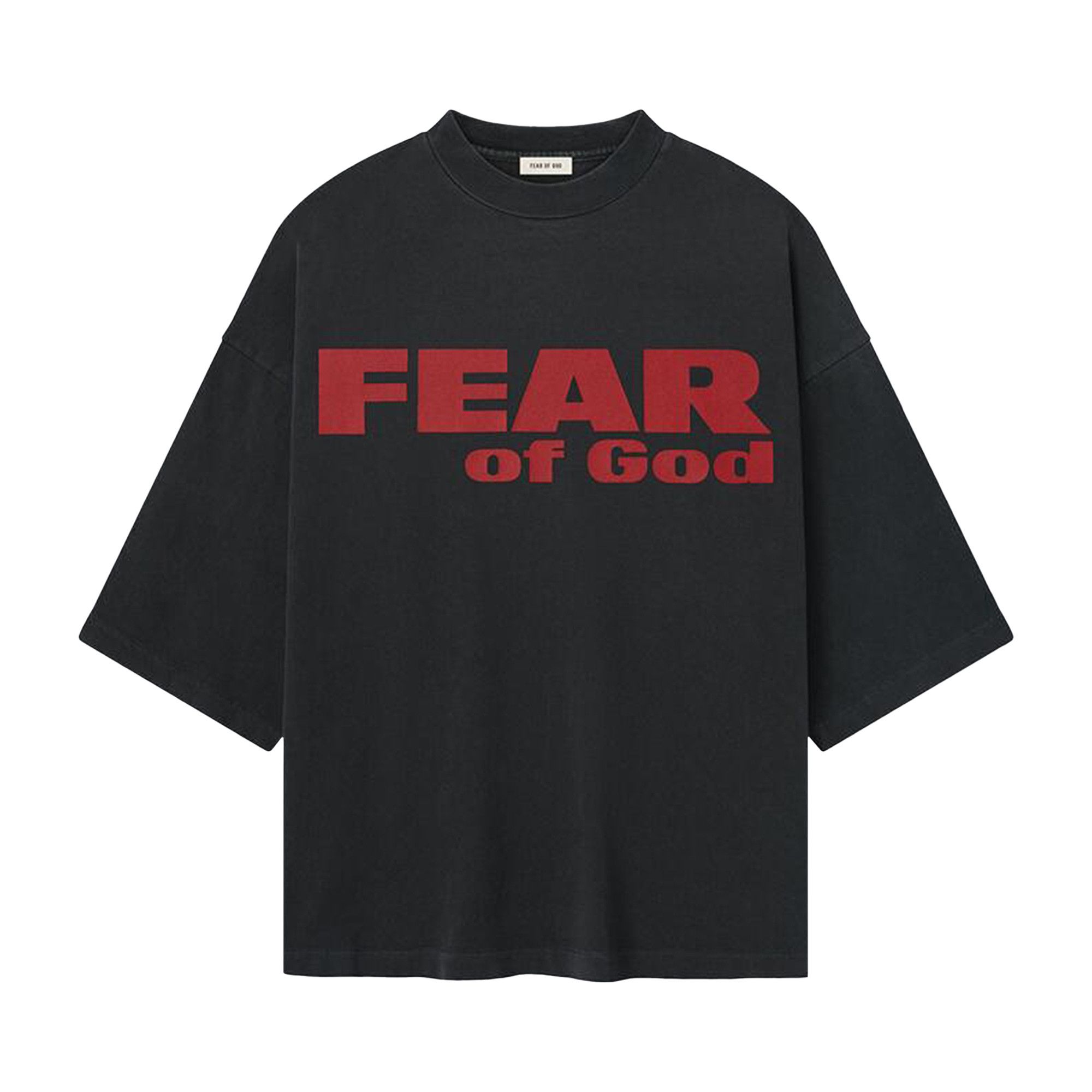 トップス FEAR OF GOD Fear Is Gone Tee 8th civil Fear of God Relaxed Fear Is Gone Tee Red/Black Men's - SS25 - US