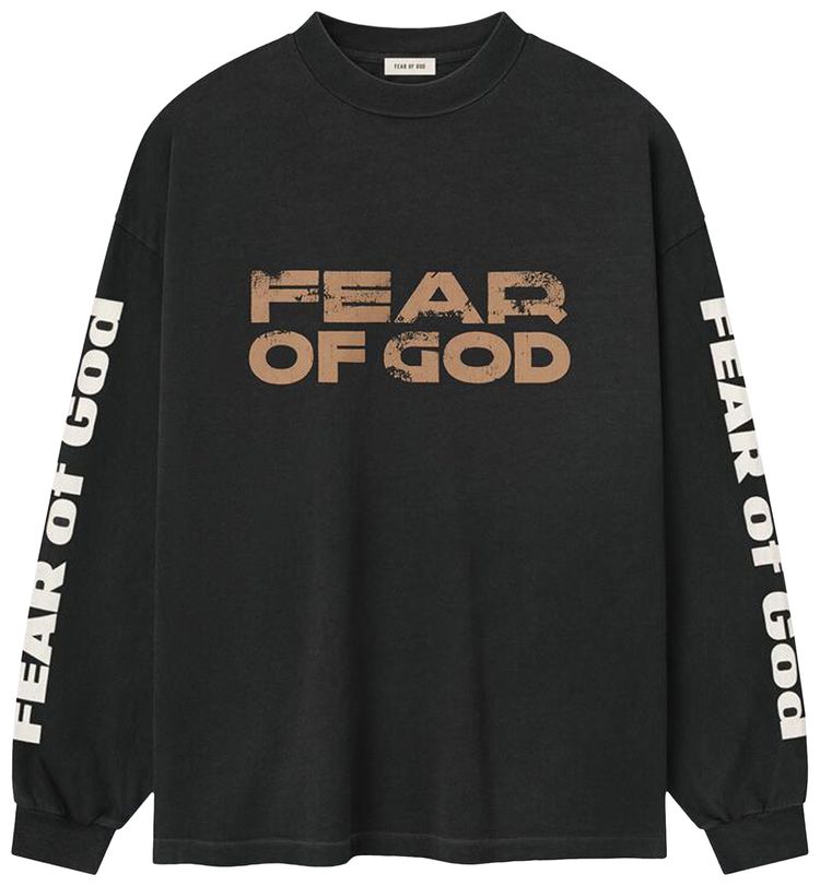 Fear of God Relaxed Long Sleeve Fear Of God Tee Black