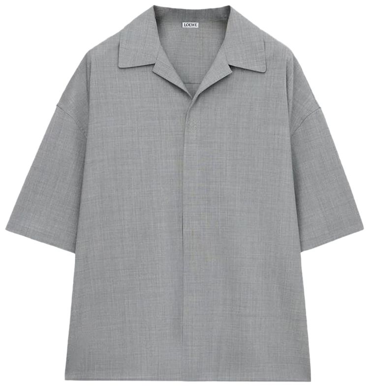 Loewe Short Sleeve Shirt Grey