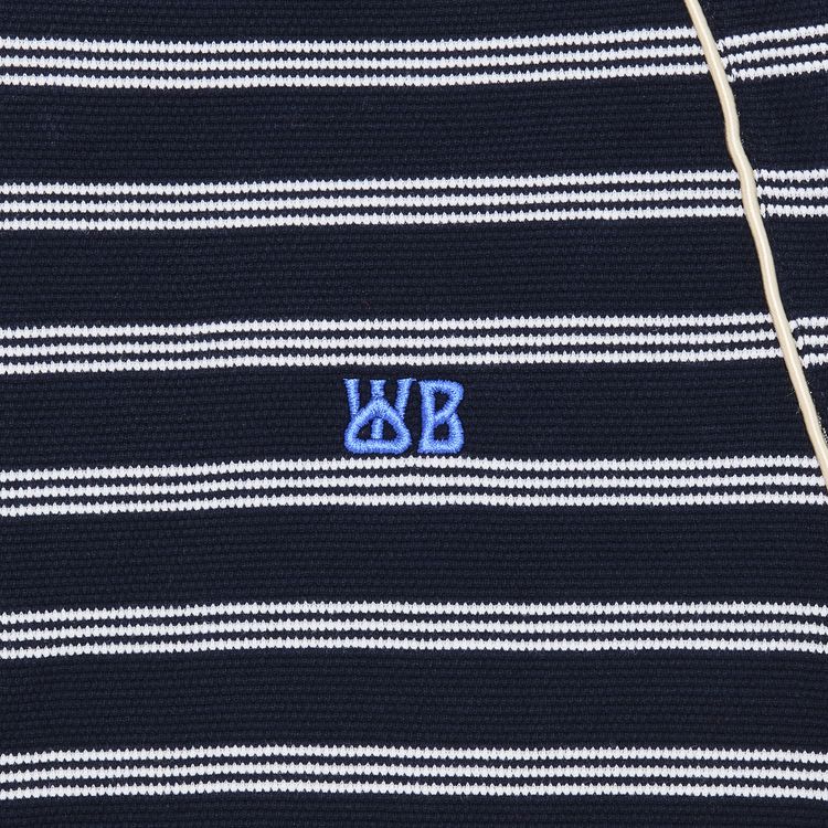 Wales Bonner Isaiah T Shirt NavyWhite