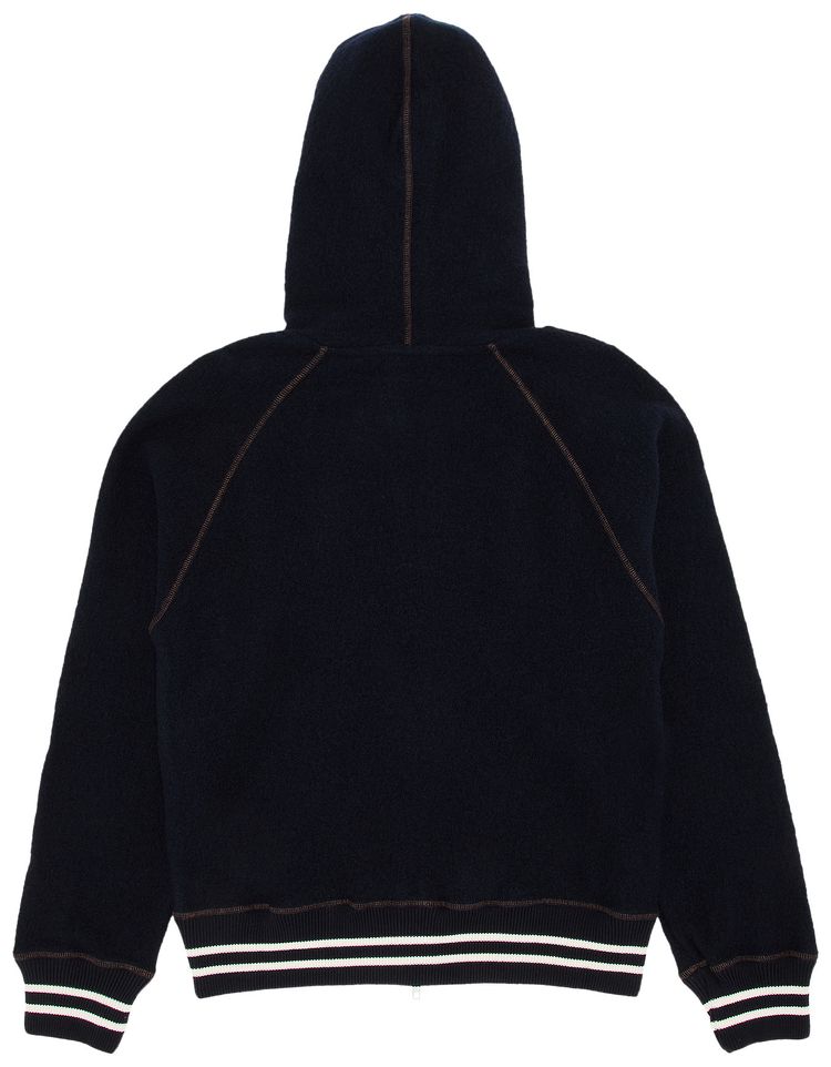 Wales Bonner October Hoodie Navy