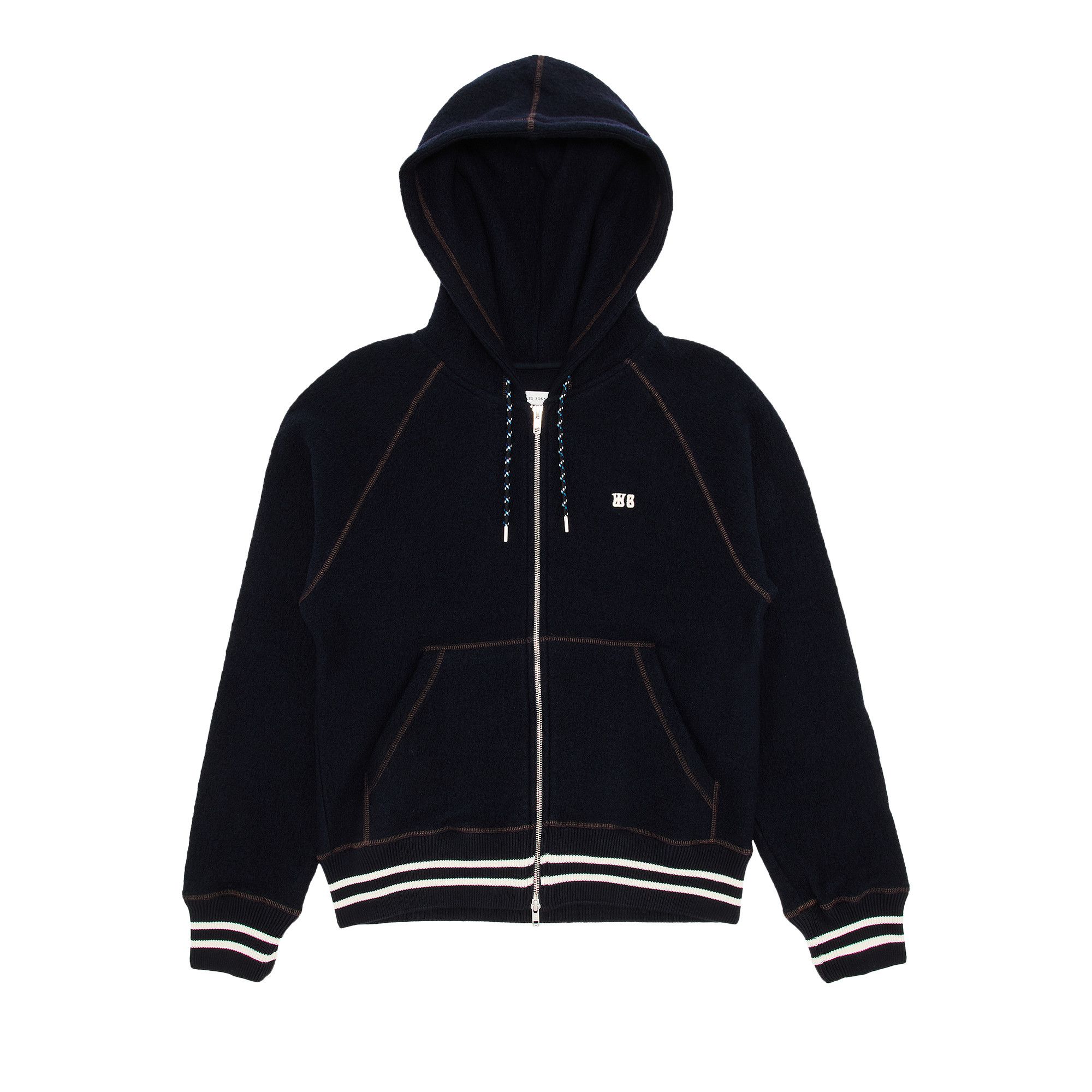 Buy Wales Bonner October Hoodie 'Navy' - UA25JE06 JE04 503 | GOAT