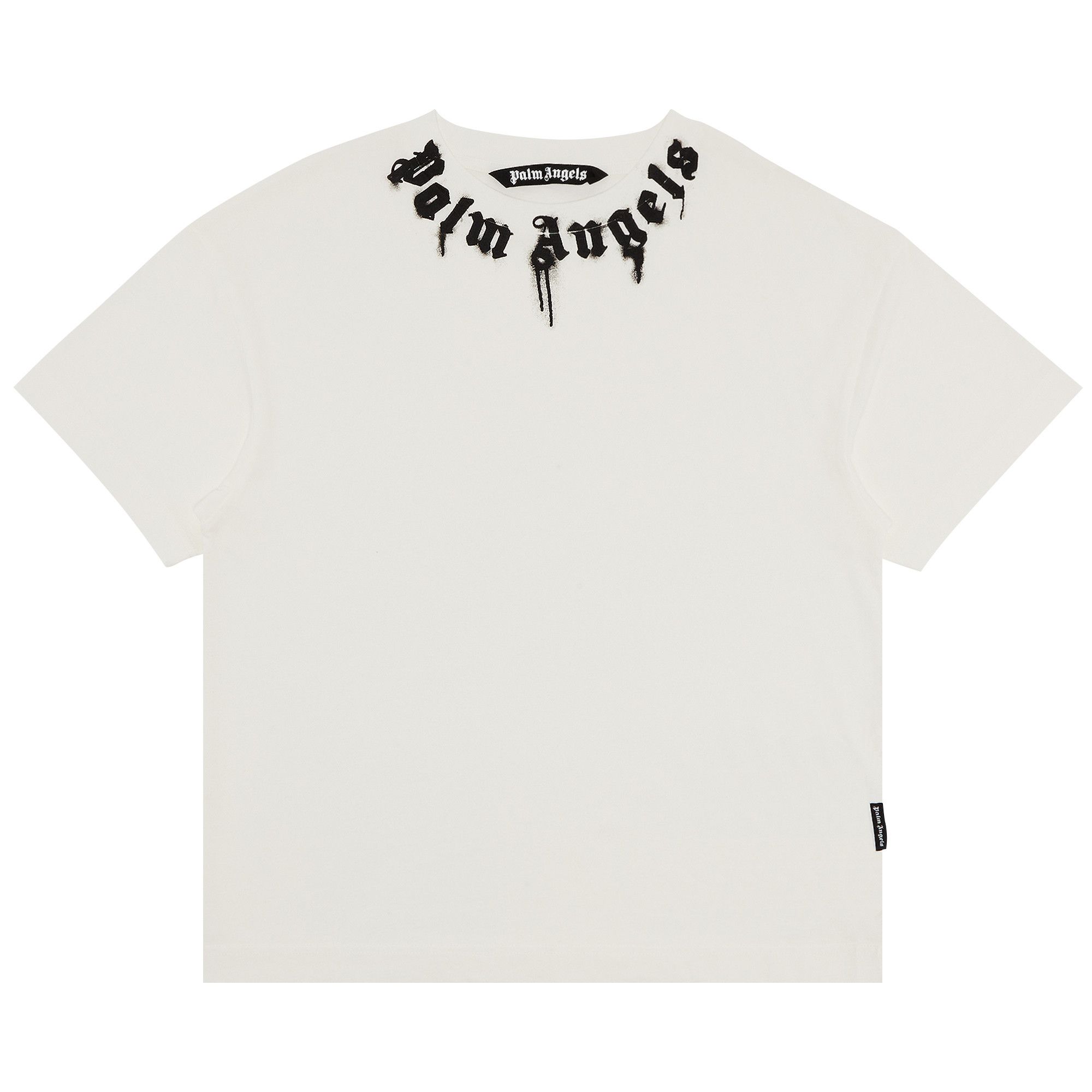 Palm Angels パームエンジェルス FRINGED DESERT LOGO T-SHIRT フリンジTシャツ PWAA026F20JER001 ホワイト M Palm Angels（パームエンジェルス） パーム エンジェルス Palm Angels