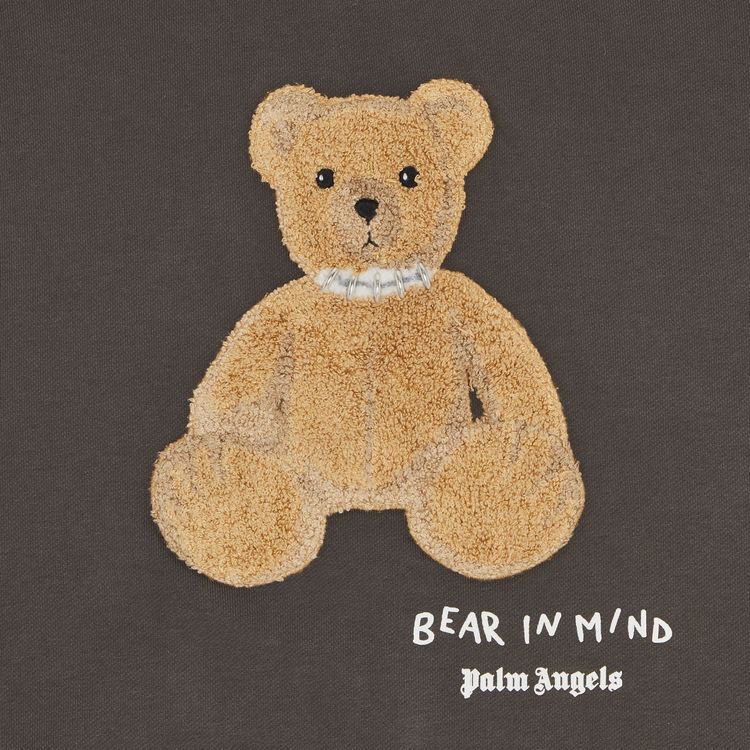 Palm Angels Bear In Mind Crew Dark GreyBrown