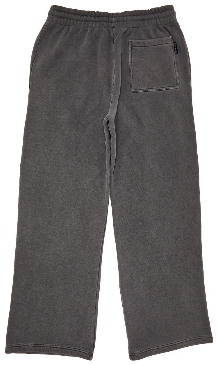 Palm Angels Waist Logo Sweatpants Dark GreyOff White
