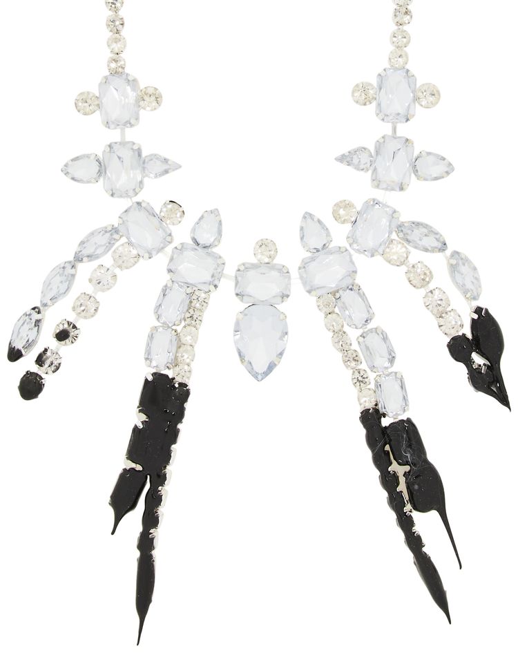 Ottolinger Dipped Diamond Collier SilverBlack