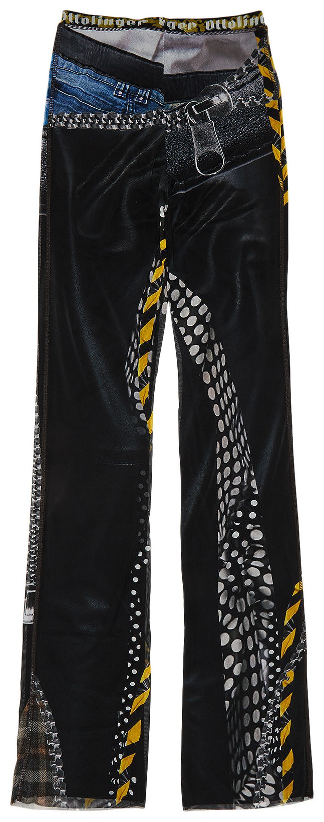 Ottolinger Mesh Pants Polka Dot Zip Print