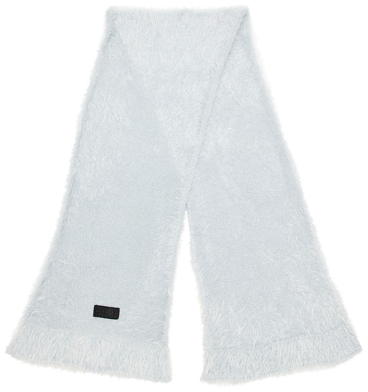 MM6 Maison Margiela Furry Scarf Light Grey
