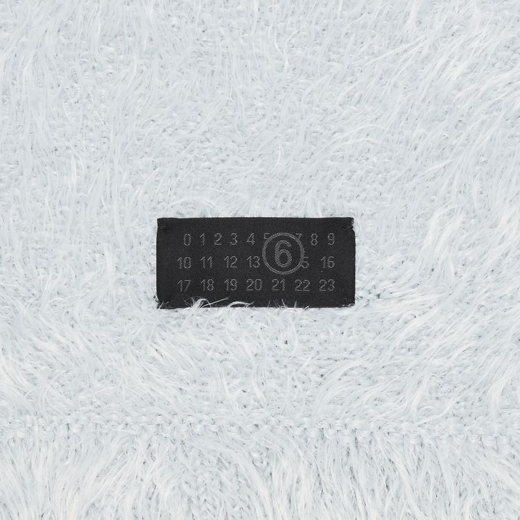 MM6 Maison Margiela Furry Scarf Light Grey