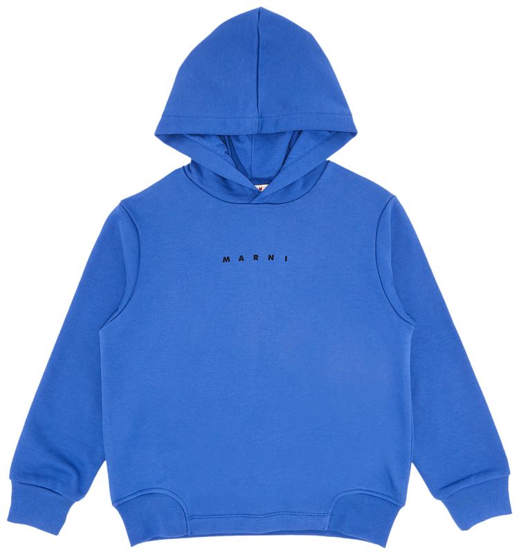 Marni Kids Unbrushed Fleece Sweatshirt Blue