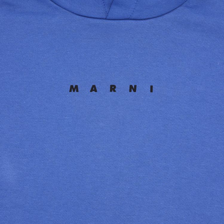 Marni Kids Unbrushed Fleece Sweatshirt Blue