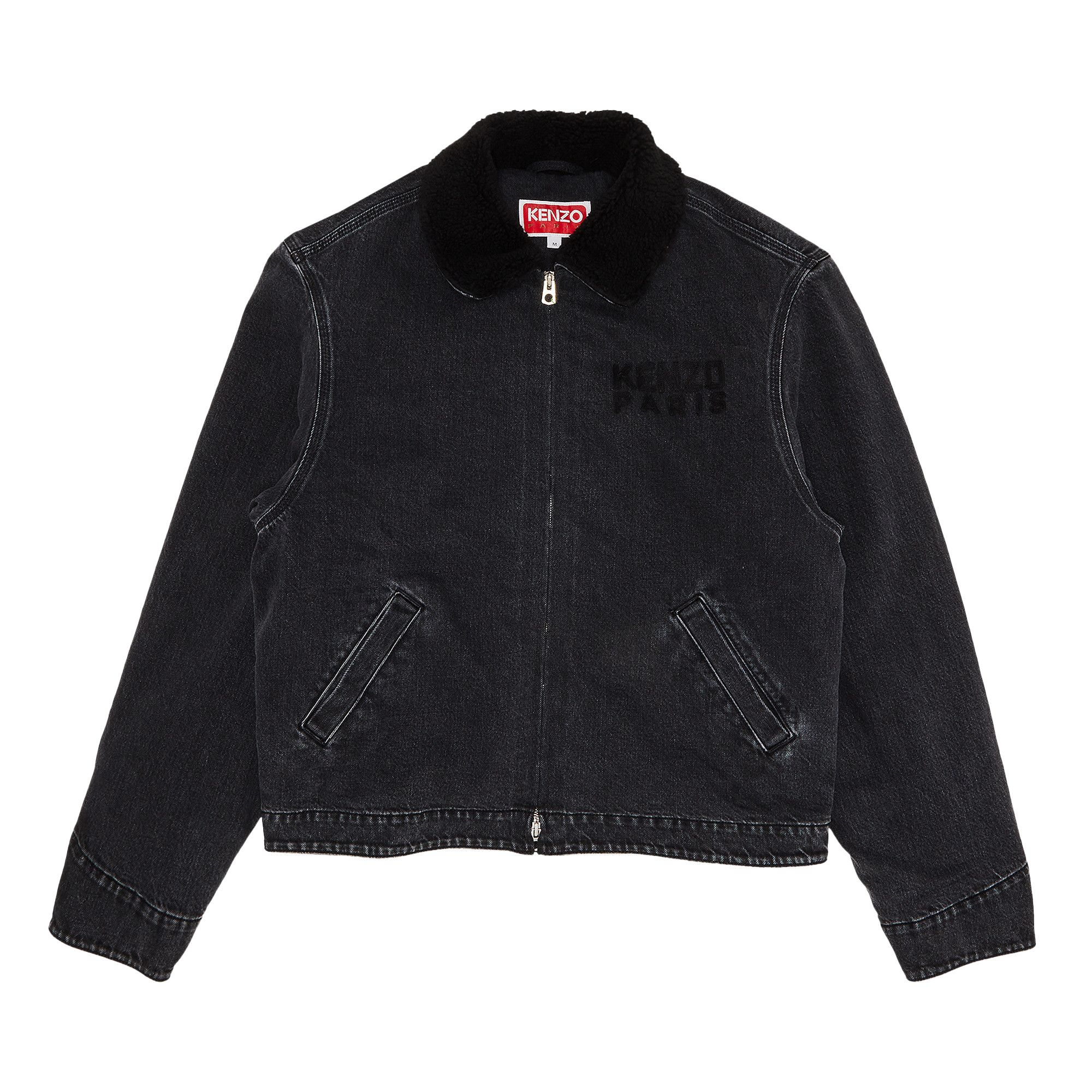 Buy Kenzo Happy Tiger Utility Fleece Jacket 'Stone Bleached Black