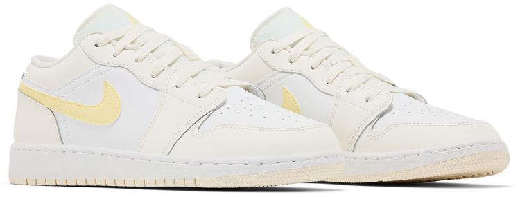 Air Jordan 1 Low GS Sail Light Laser Orange