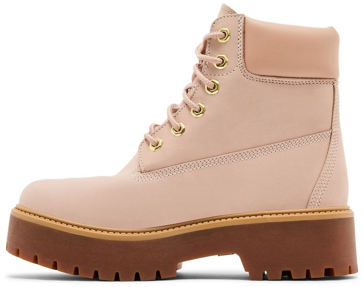 Timberland Wmns Stone Street 6 Inch Waterproof Platform Boot Light Pink