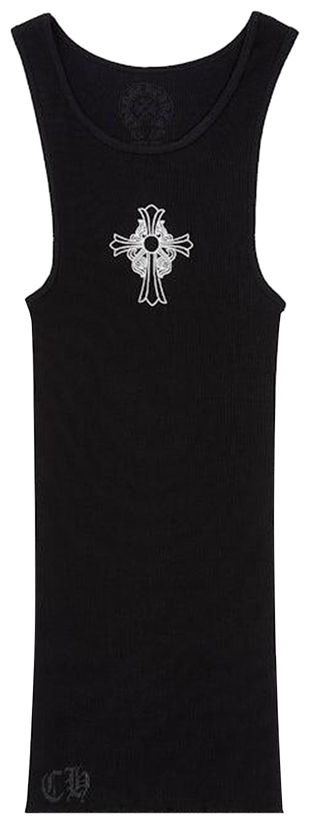 Chrome Hearts Hairy Cross Rib Tank Black
