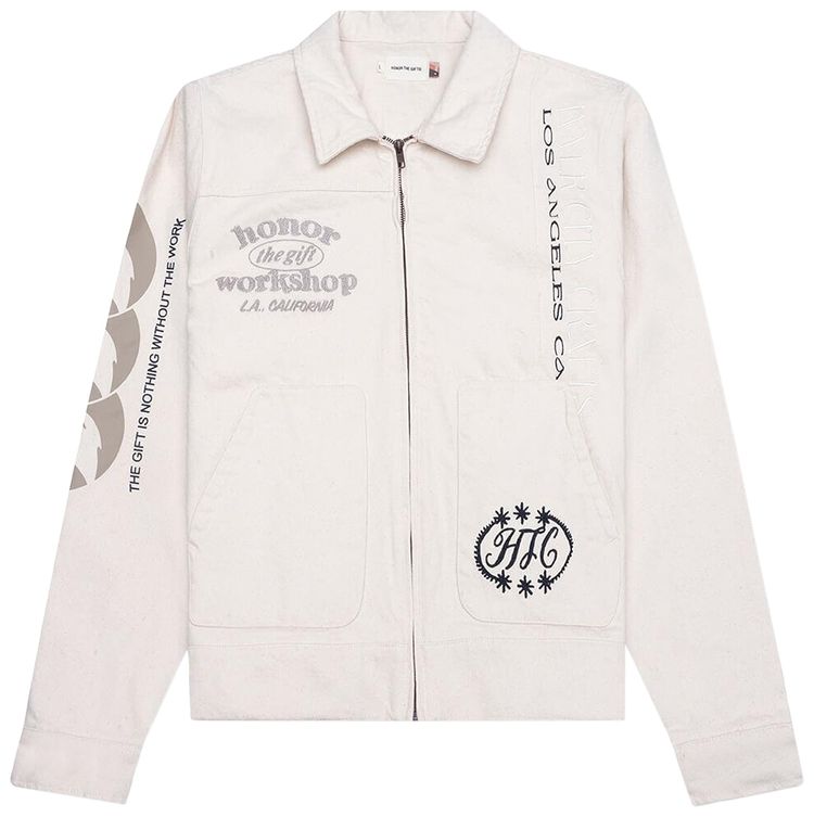 Honor The Gift Banner Jacket Natural