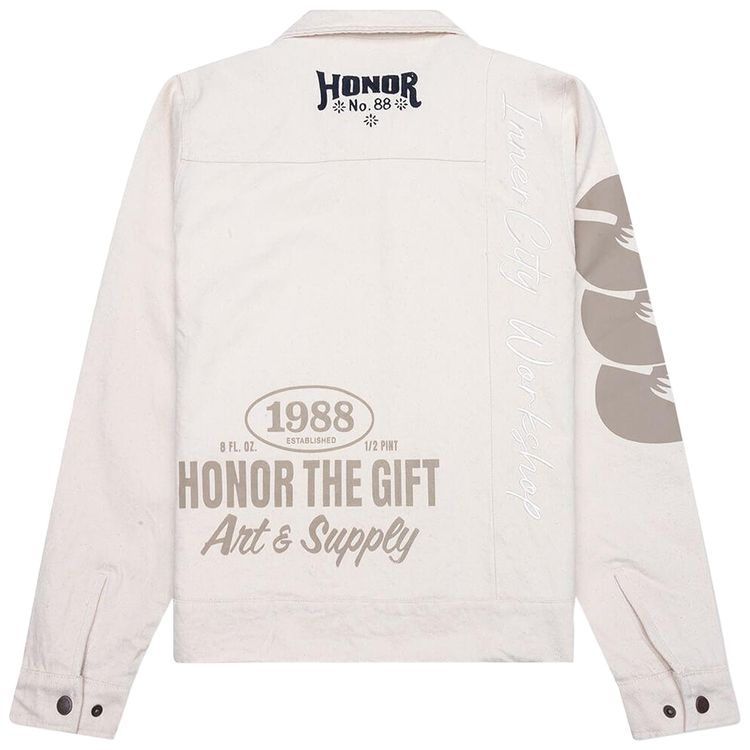 Honor The Gift Banner Jacket Natural