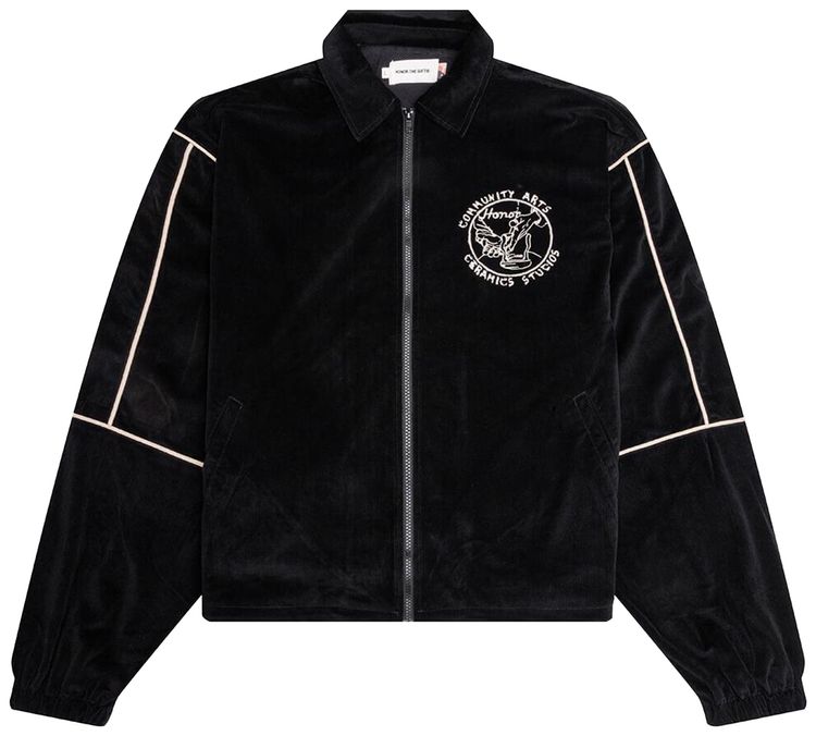 Honor The Gift Piping Track Jacket Black