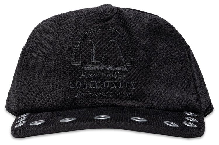 Honor The Gift Eyelet Cap Black