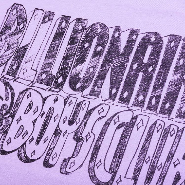Billionaire Boys Club Sketch Short Sleeve Tee Pastel Lilac