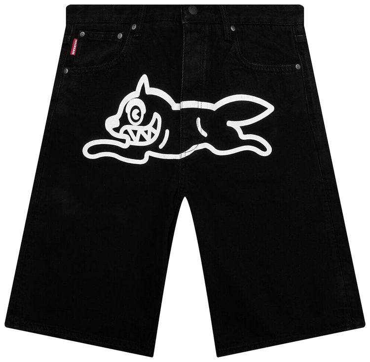 Icecream Big Black Jean Vanilla Fit Shorts Black Caramel