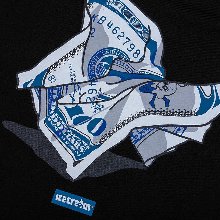 Icecream Tip Short Sleeve Tee Black