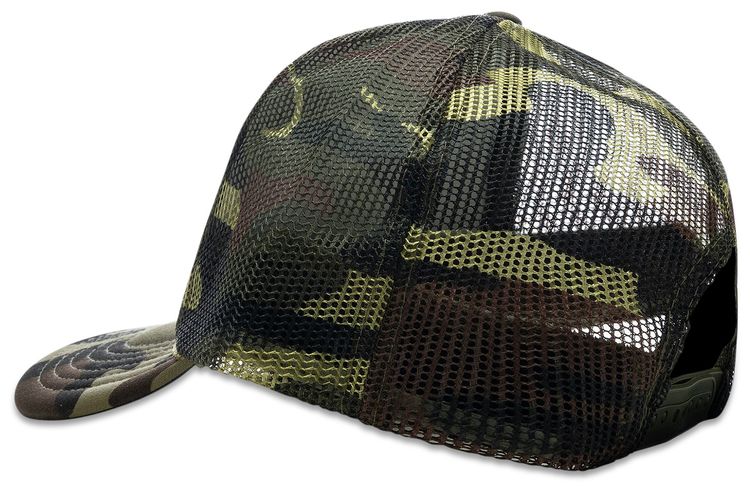One Of These Days Lost Highway Foam Trucker Hat Dark Green Camo