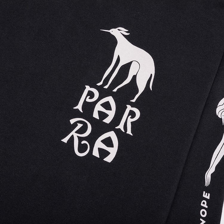 Parra Dog T Shirtraining Long Long Sleeve T Shirt Black