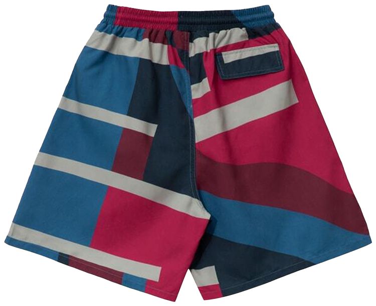 Parra Vertical Forest Swim Shorts Blue