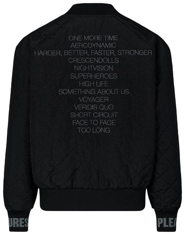 Pleasures Daft Club Reversible Bomber Black