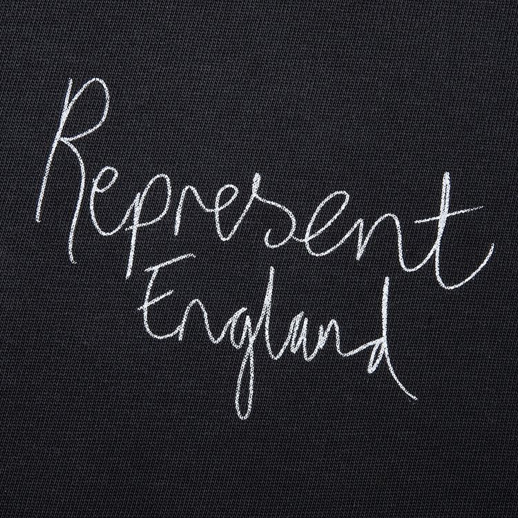 Represent Clo Hand Drawn Thoroughbred Dogs T Shirt Aged Black