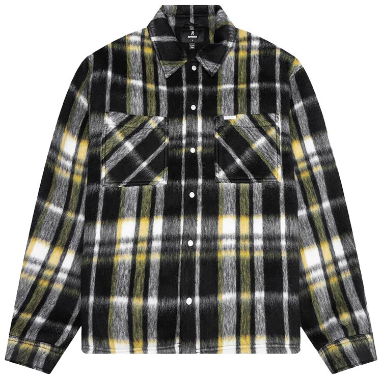 Represent Clo Textured Overshirt Jet Black