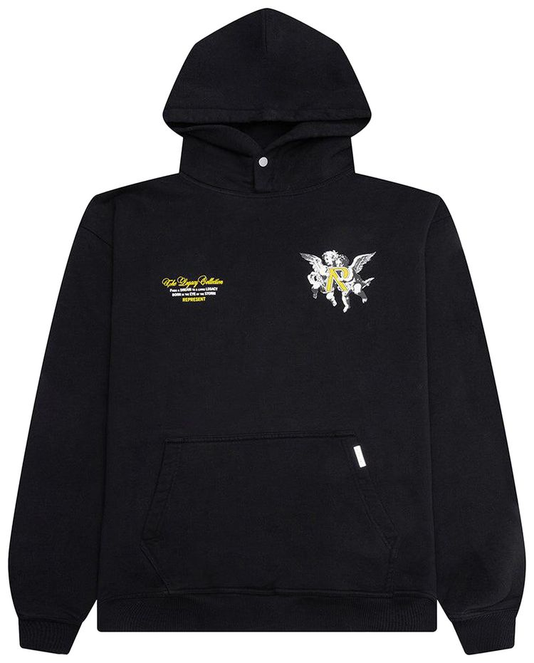 Represent Clo Legacy Cherubs Hoodie Jet Black