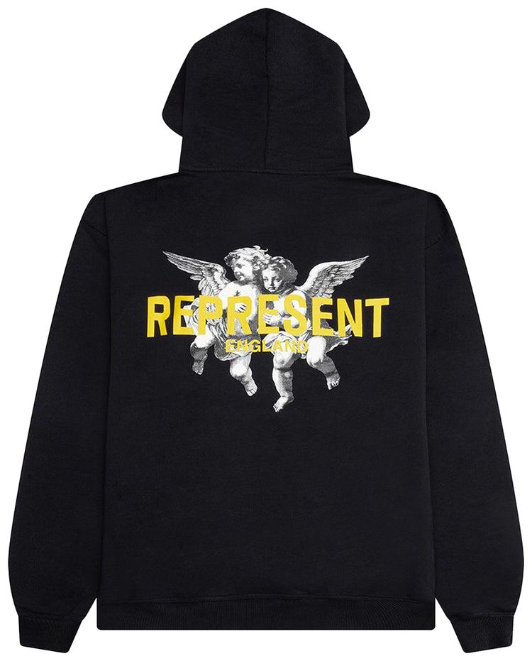 Represent Clo Legacy Cherubs Hoodie Jet Black