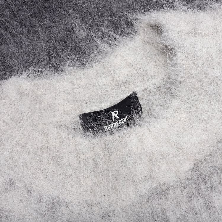 Represent Clo Ombre Knit Sweater Light Grey