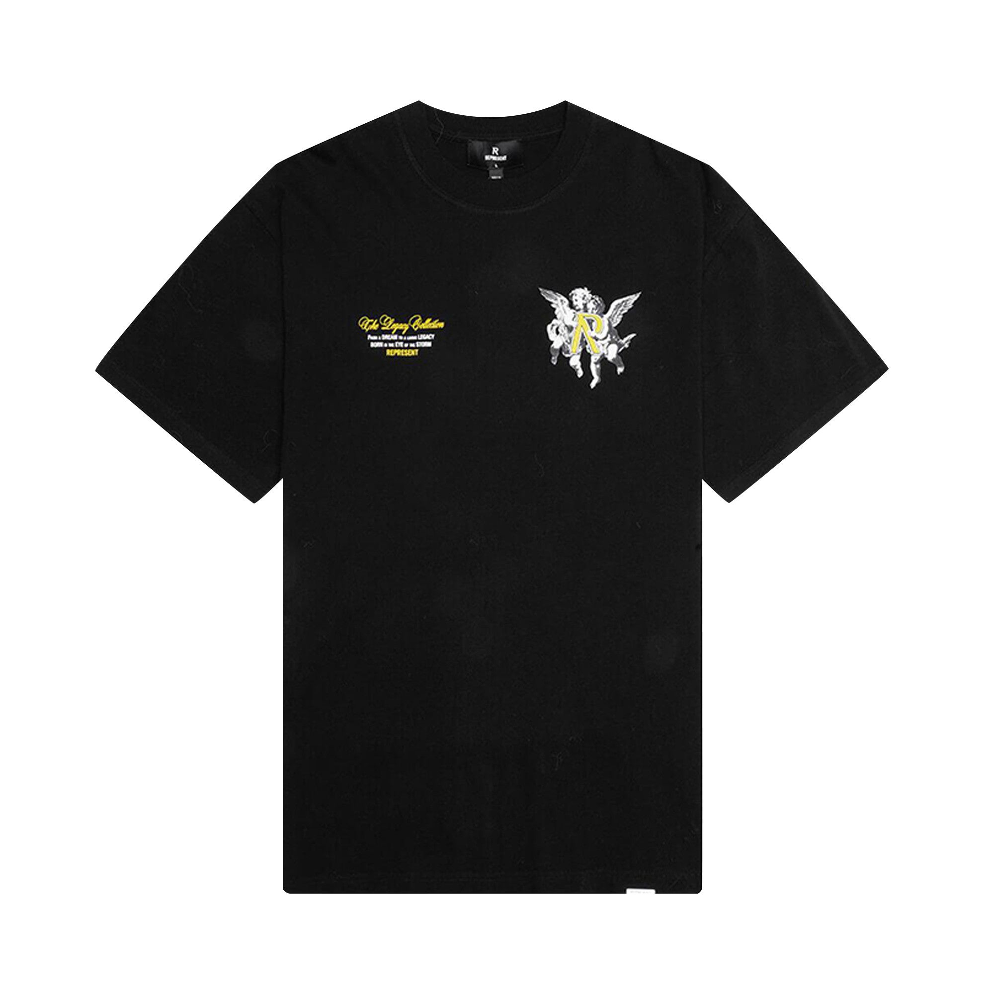 Buy Represent Clo Legacy Cherubs T-Shirt 'Jet Black' - MLM100369