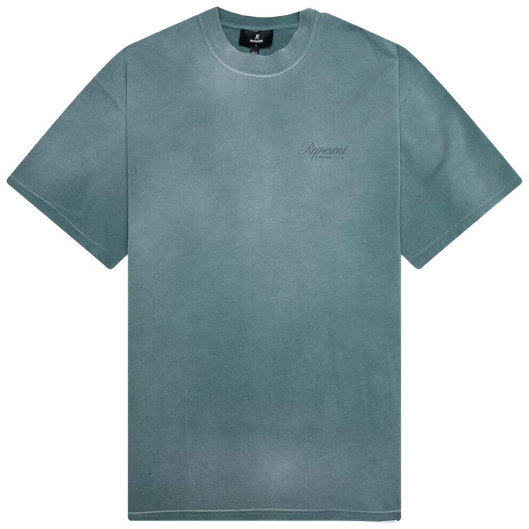 Represent Clo Owner Club Script T Shirt Vintage Green