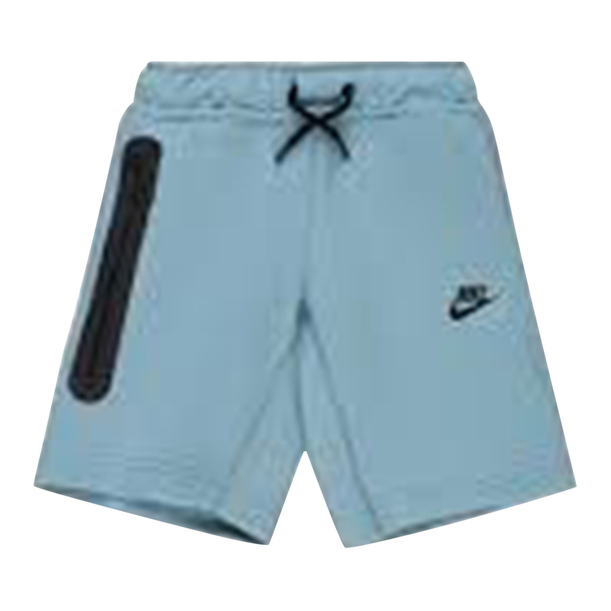 blue nike tech fleece shorts