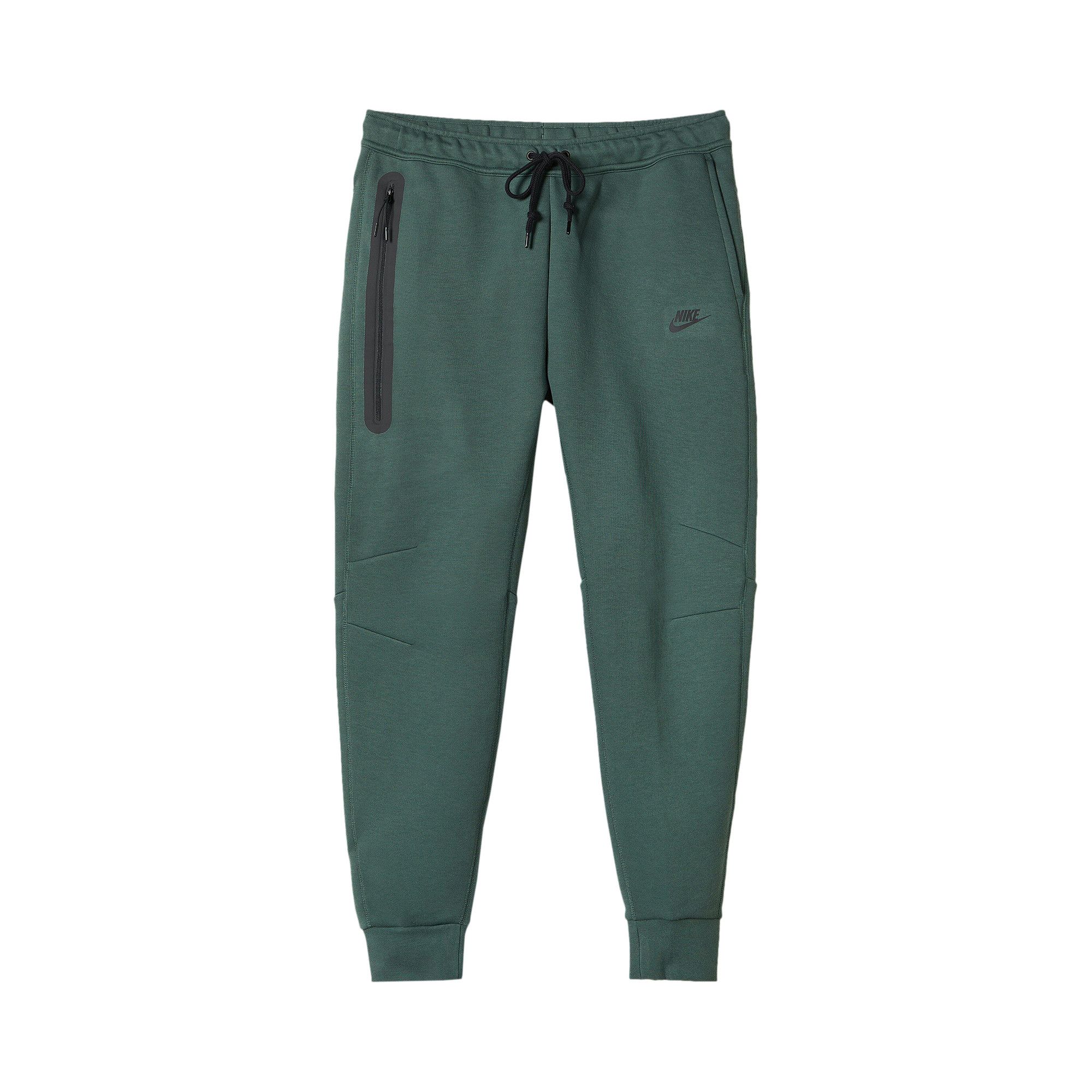 nike fleece joggers green