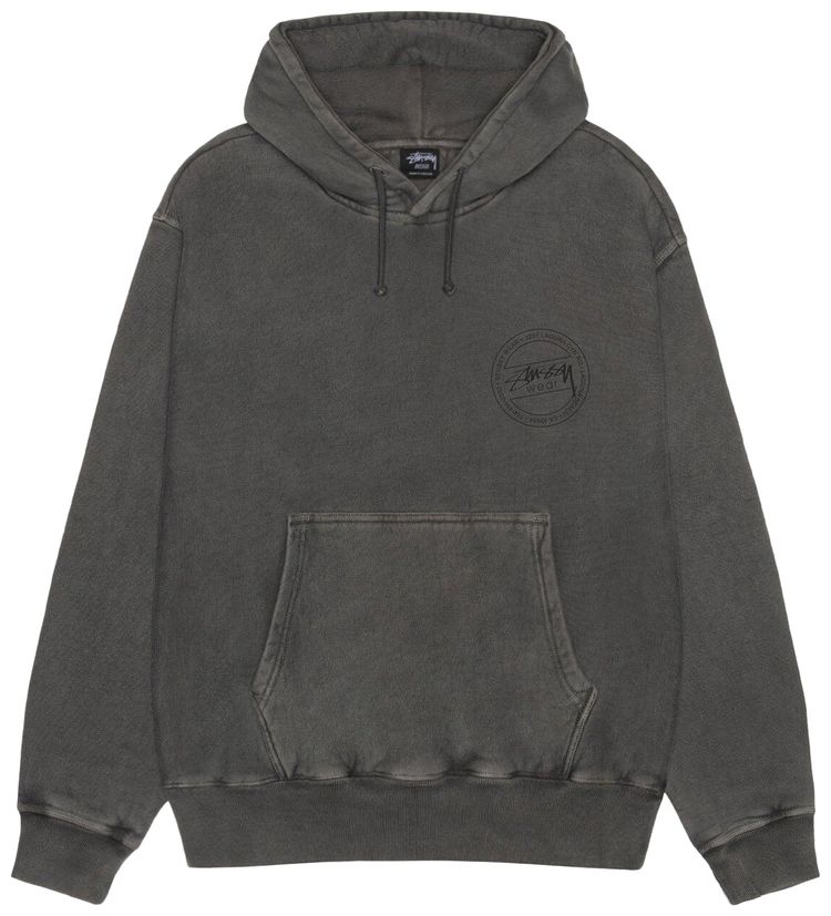 Stussy Wear Hoodie Pigment Dyed Black