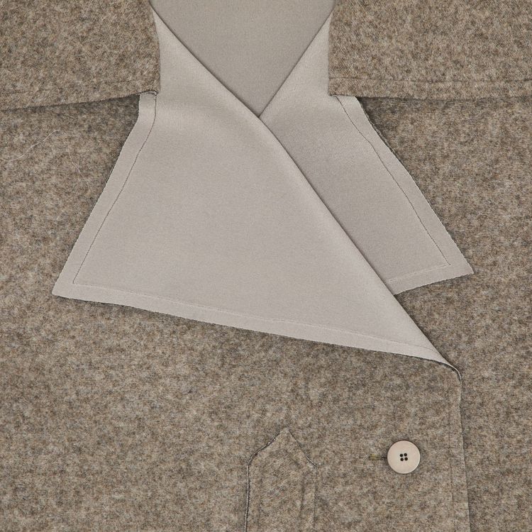 Ottolinger Scuba Oversized Split Coat Stone