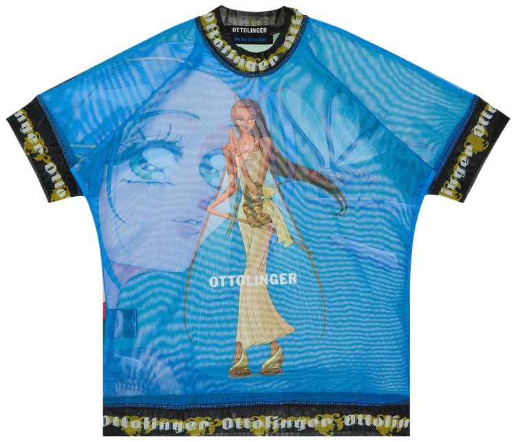 Ottolinger Oversized Mesh T Shirt Julien Ceccaldi Print