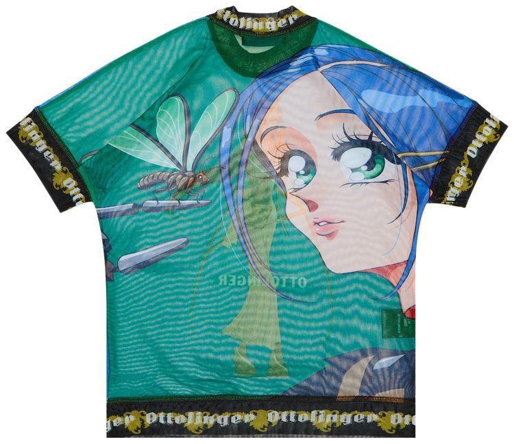 Ottolinger Oversized Mesh T Shirt Julien Ceccaldi Print