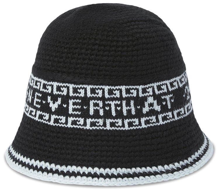 thisisneverthat Crochet Bucket Hat Black