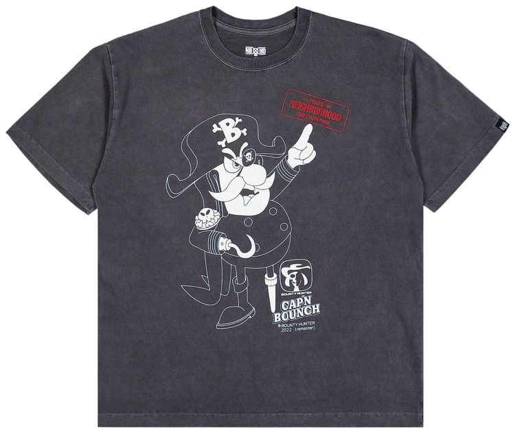 Neighborhood x Bounty Hunter Long Sleeve 1 T Shirt Black