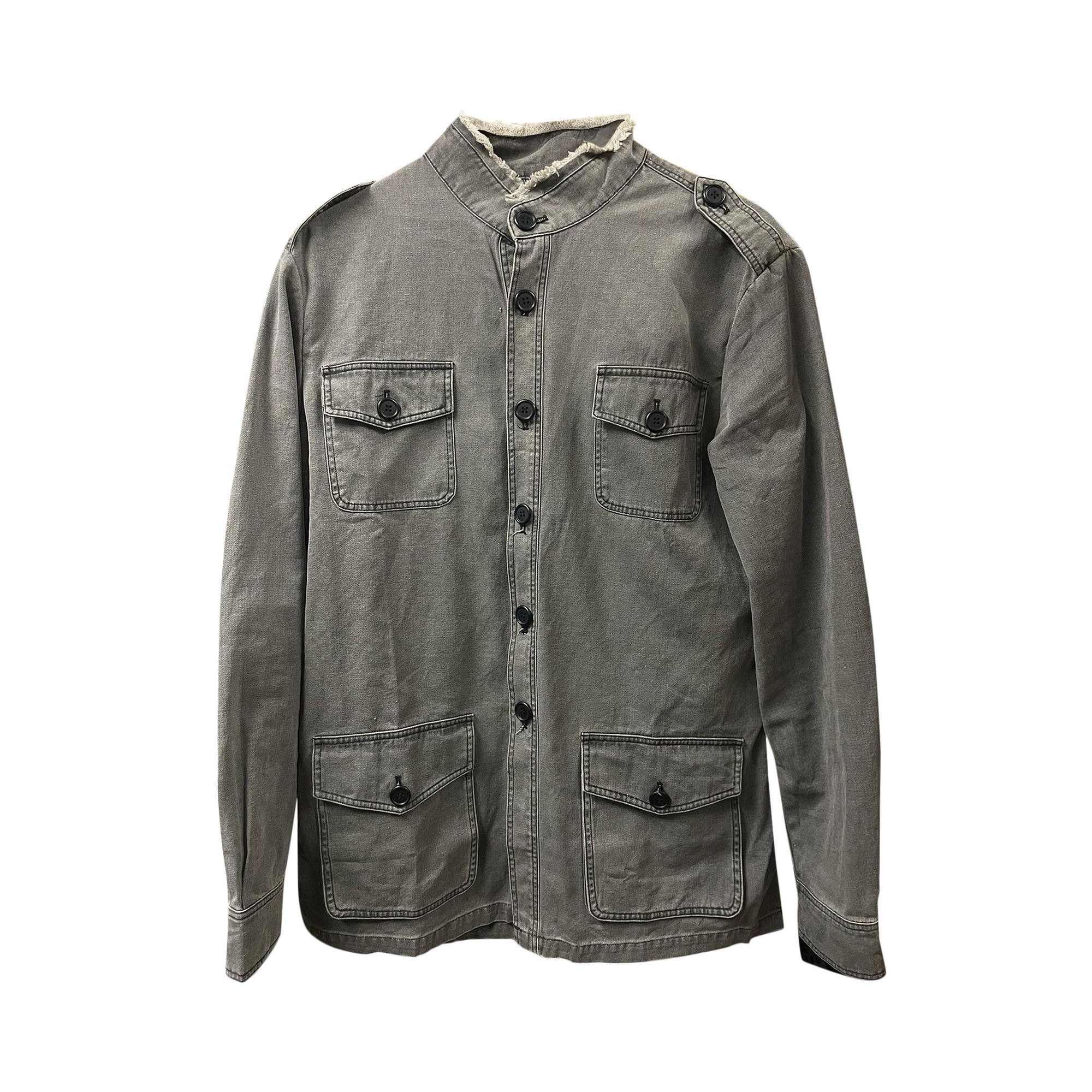 Buy Vintage Raf Simons Siddhartha Returned Military Jacket 'Grey