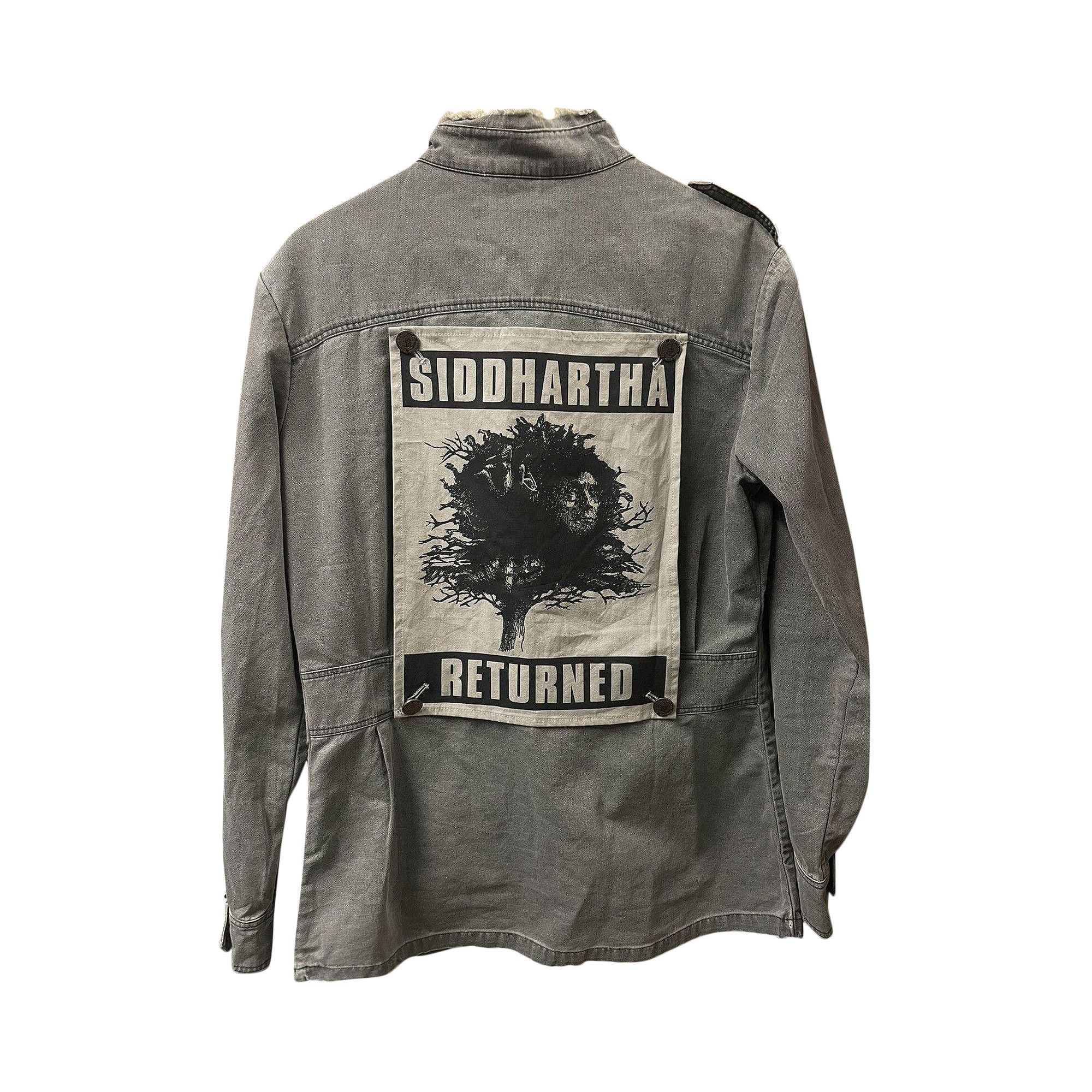 Buy Vintage Raf Simons Siddhartha Returned Military Jacket 'Grey