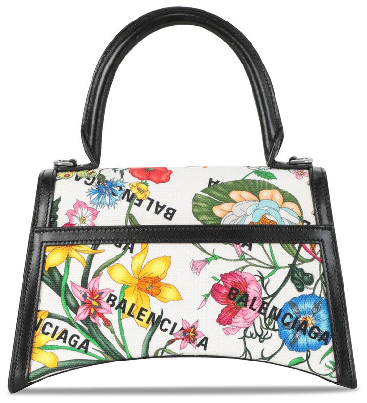 Gucci x Balenciaga Small Flora Hourglass Shoulder Bag Multicolor