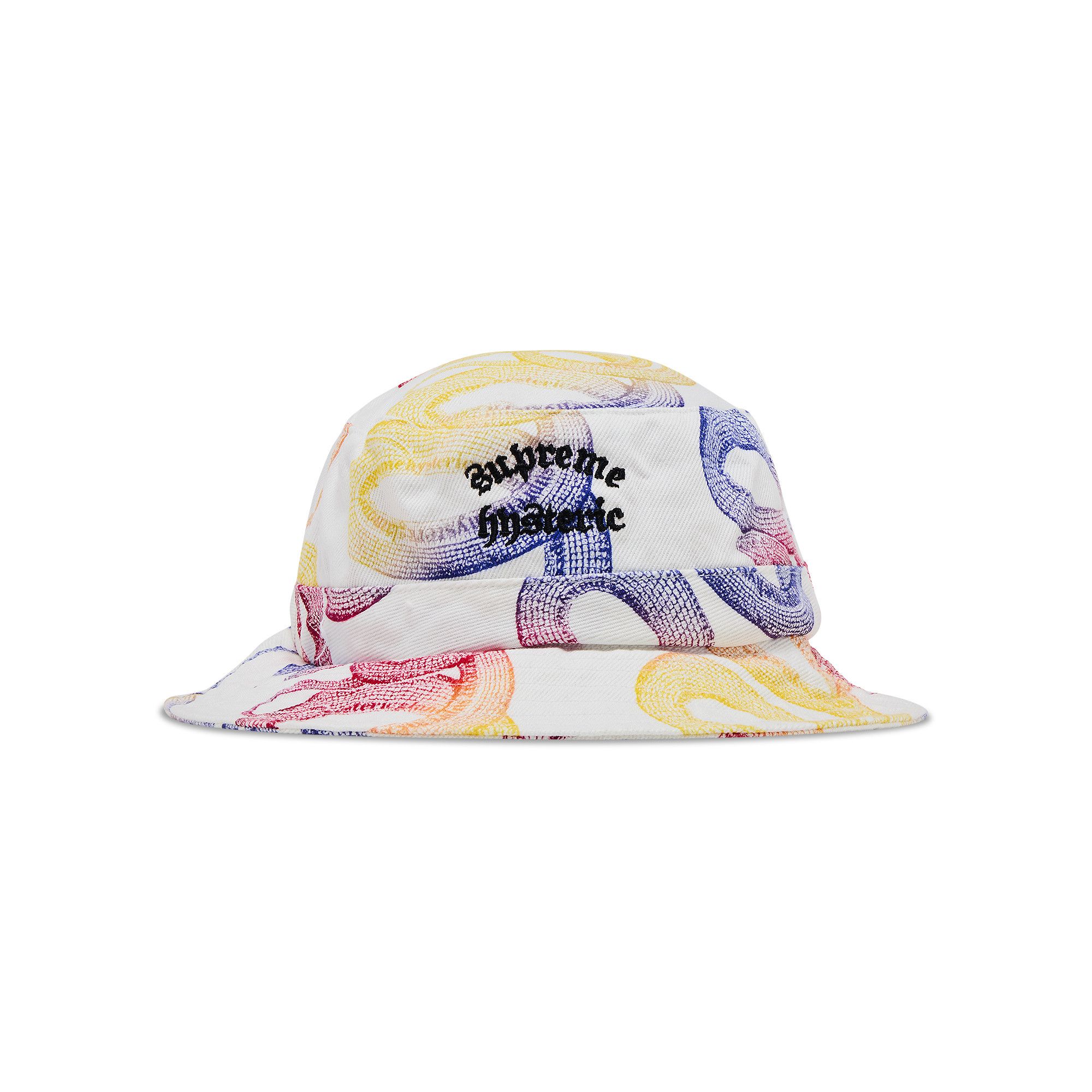 Buy Supreme x Hysteric Glamour Snake Denim Crusher 'White